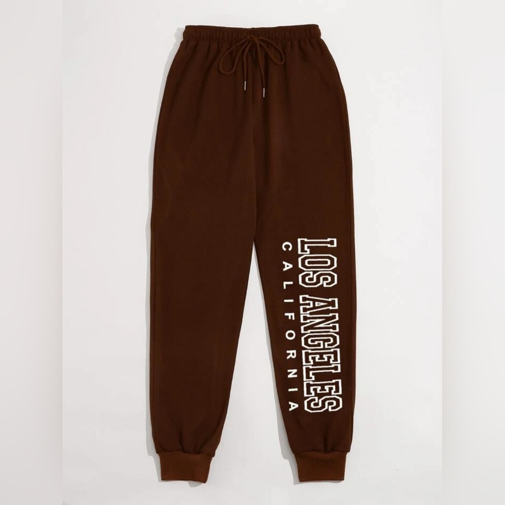 Graphic Drawstring Sweatpants - Picture 2 of 5